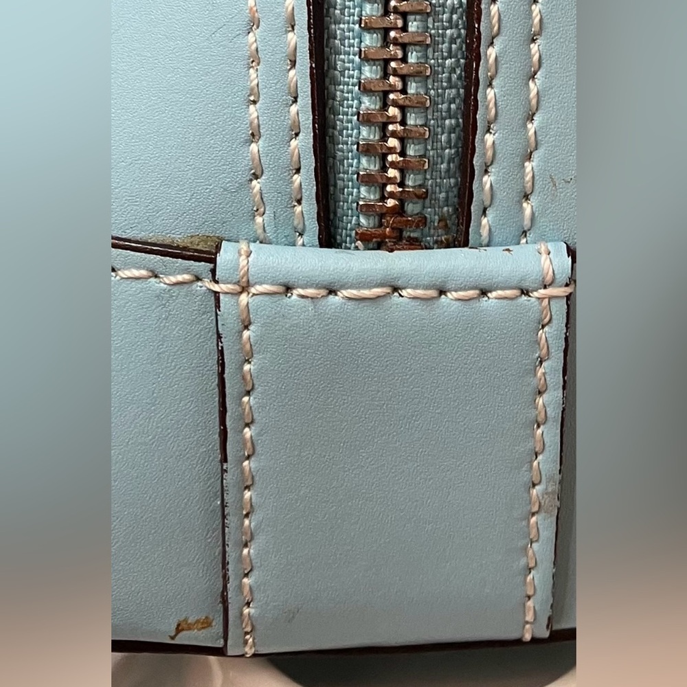 Alberta di Canio leather bag light blue - Picture 6 of 15